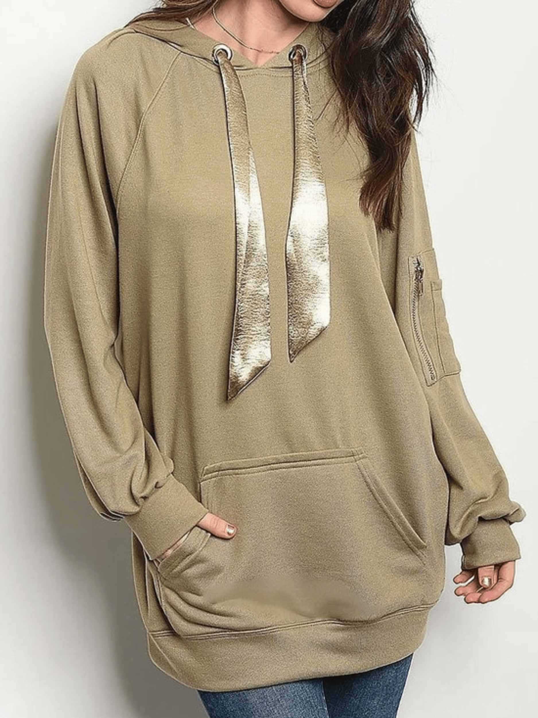 Sage Oversized Hoodie Comfort Style FashBop – Fashbop