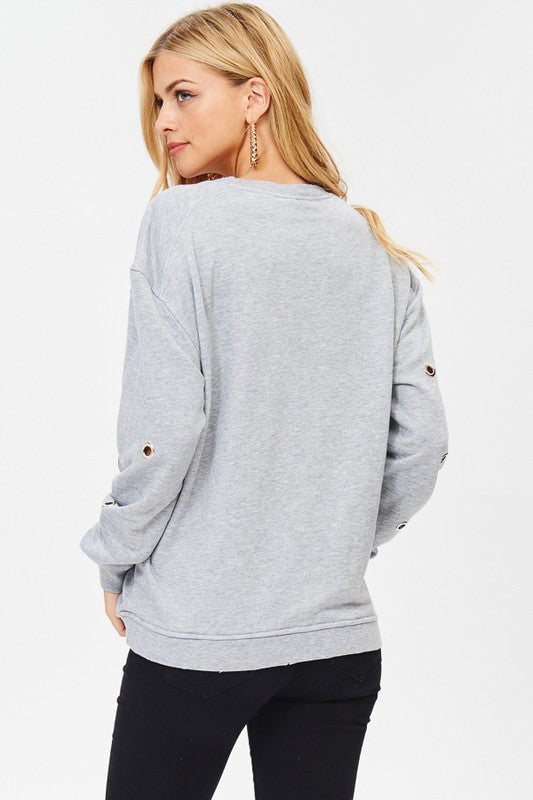 Mixed Metals Sweatshirt