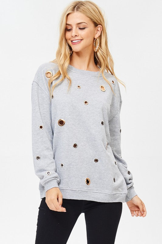 Mixed Metals Sweatshirt