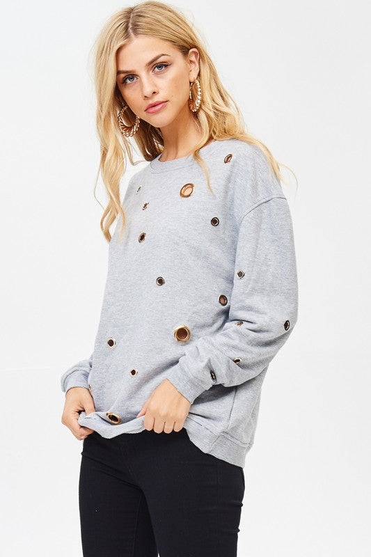 Mixed Metals Sweatshirt