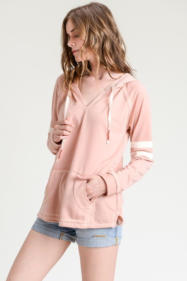 Petal Pink Hoodie - Fashion Bop