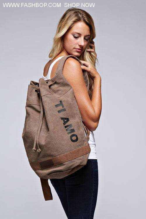 Ti Amo Cargo Backpack - Fashion Bop