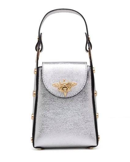 Metallic Handcrafted Bee Crossbody Purse - Fashion Bop