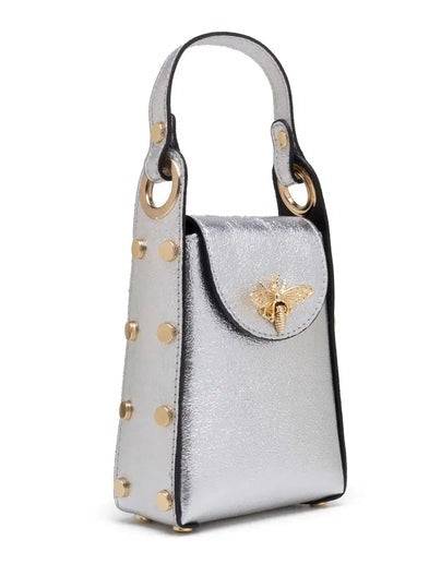 Metallic Handcrafted Bee Crossbody Purse - Fashion Bop