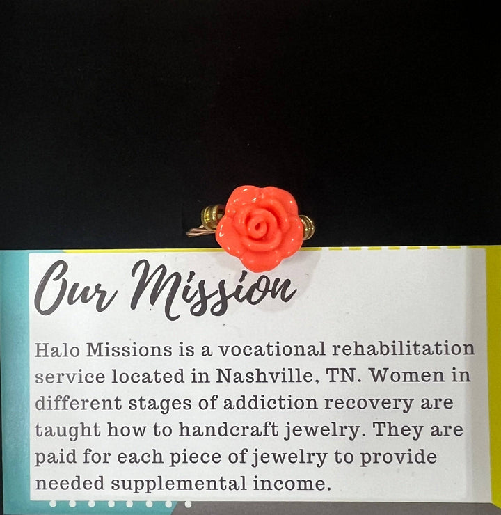 Recovery Rose Ring Made By Women In Addiction Recovery - Fashion Bop