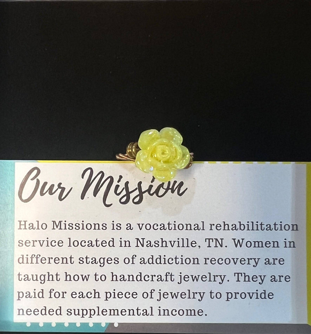 Recovery Rose Ring Made By Women In Addiction Recovery - Fashion Bop