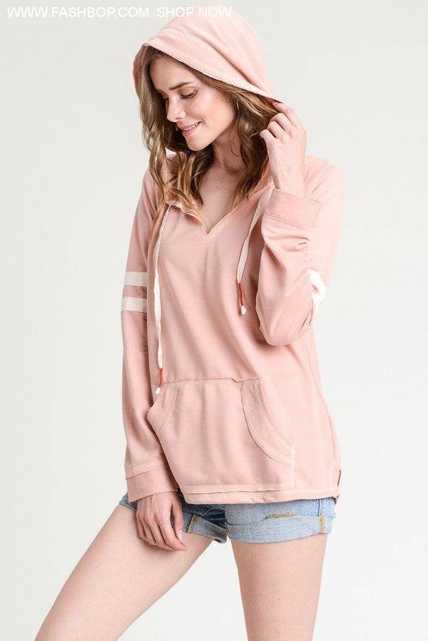 Petal Pink Hoodie - Fashion Bop