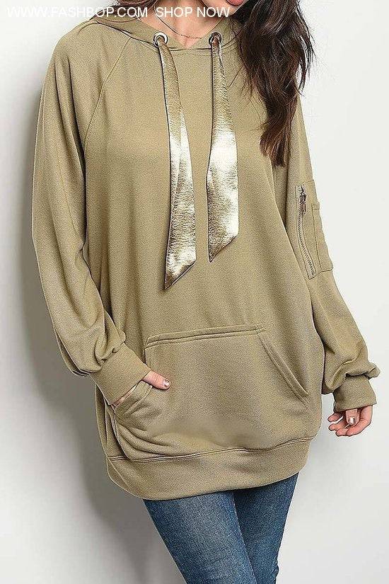 Sage Oversized Hoodie - Fashion Bop