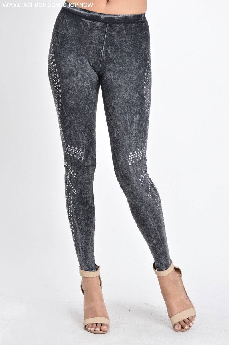 Super Studded Legging - Fashion Bop