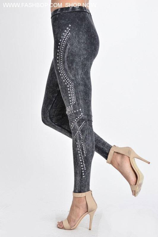 Super Studded Legging - Fashion Bop