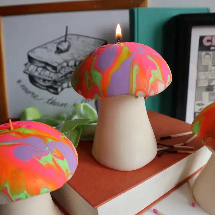 Y2K Mushroom Candle - Fashion Bop