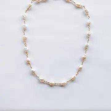 Freshwater Pearl Choker Necklace - Fashion Bop